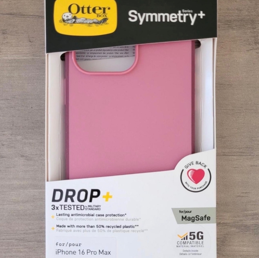 Hotter MagSafe Compatible Case - Pink and Burgundy Fit 16 Pro Max